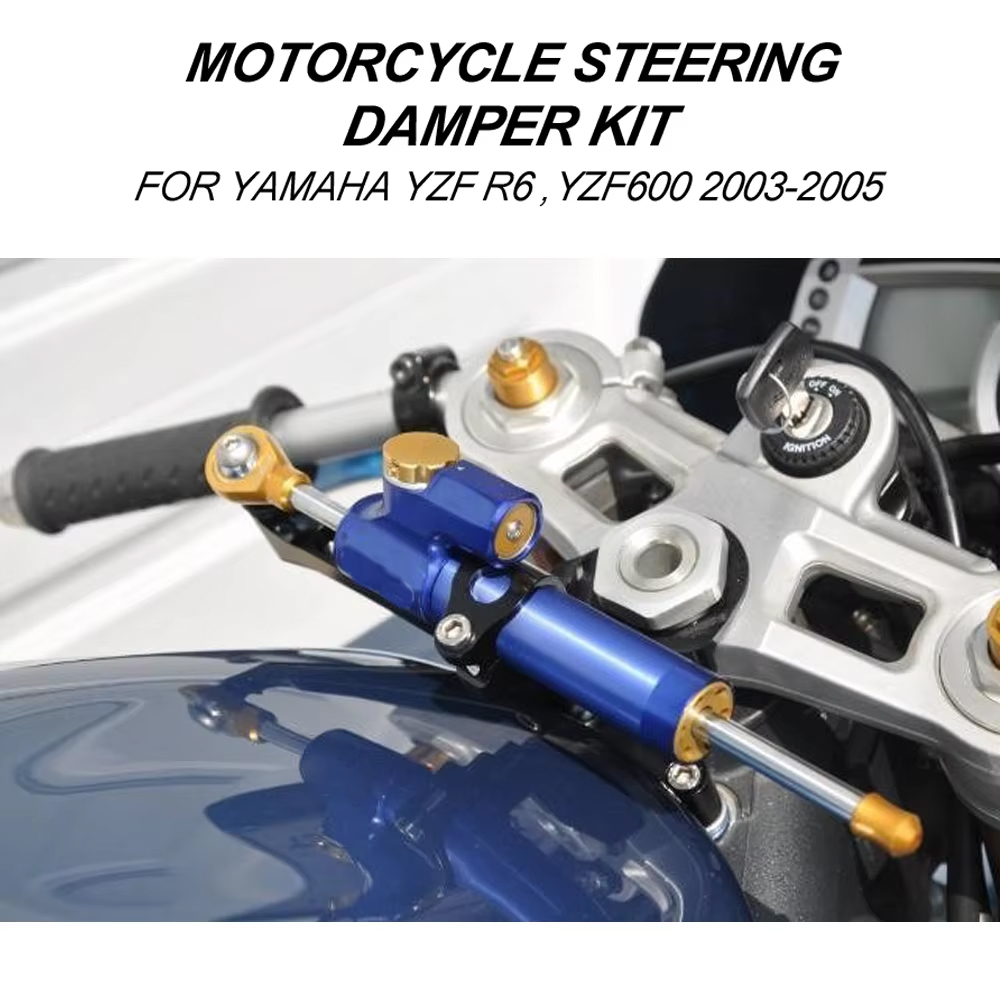 For YAMAHA YZF600 R6 2003-2005 - Steering Damper Stabilizer Kit Cnc ulasan dan harga