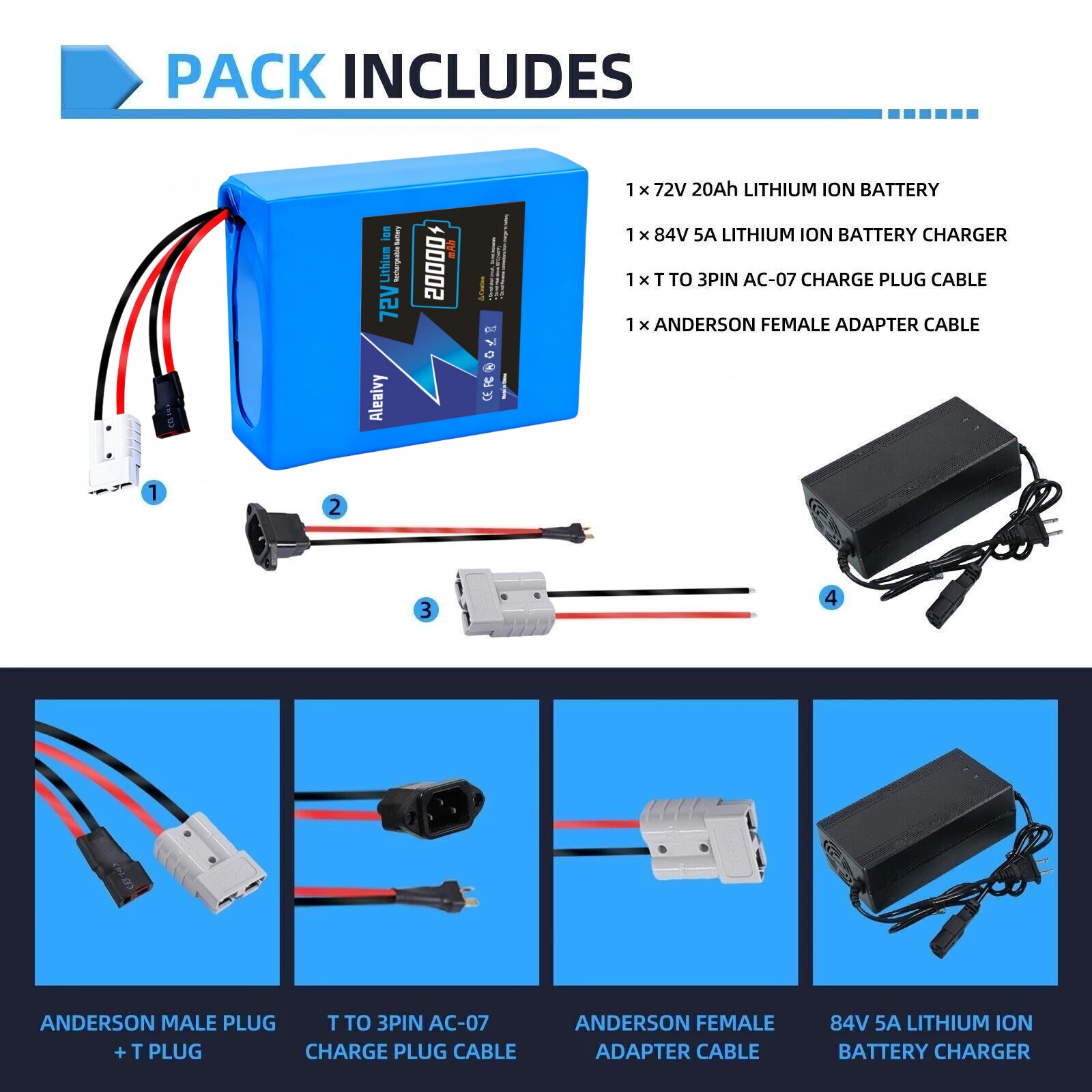 72V Battery 20S4P 20AH 20S6P 3 - 72V 30Ah Lifepo4 Battery Pack ulasan dan harga